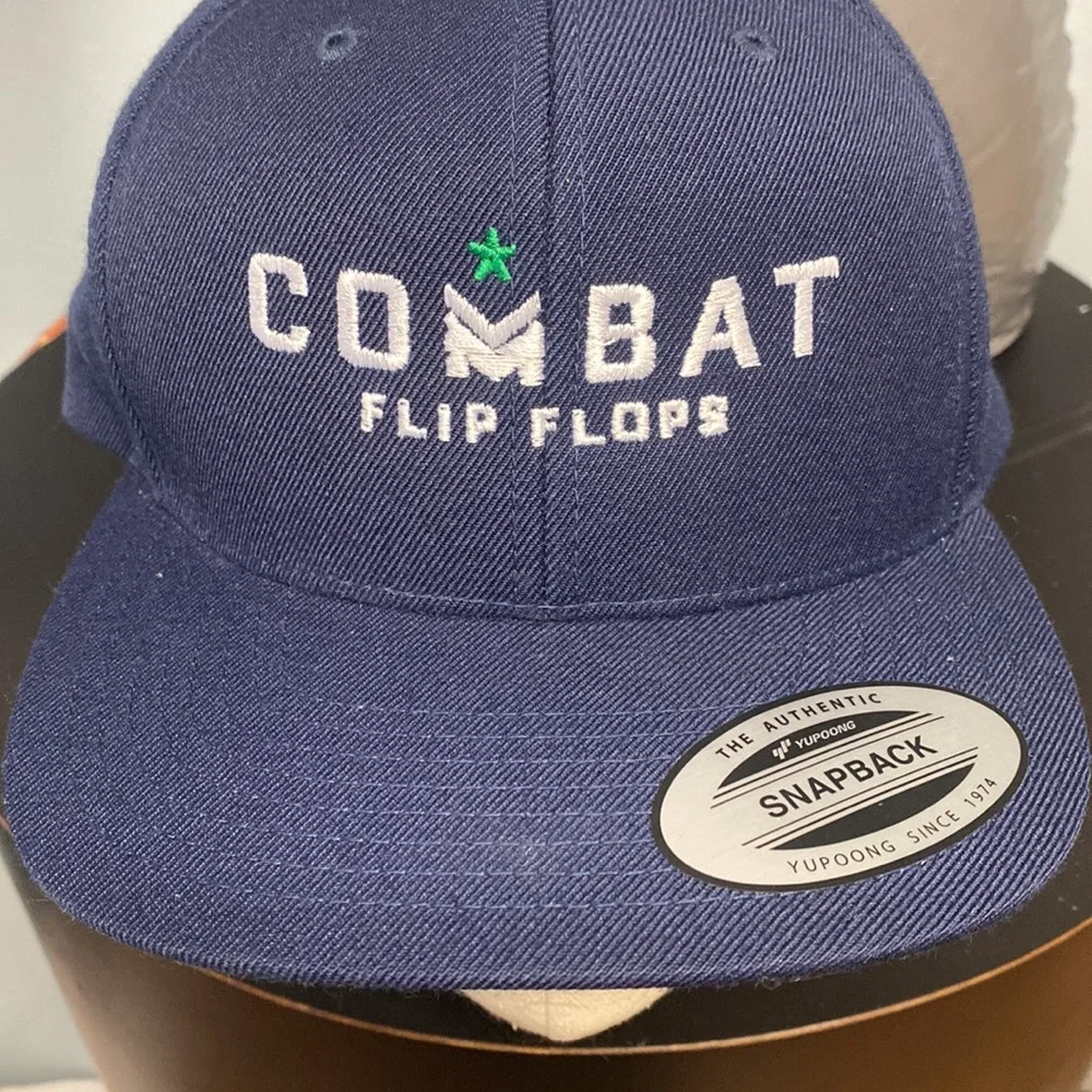 Combat flip flops yupoong snapback ball cap - Picture 2 of 8